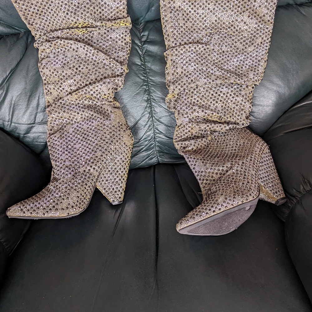 LADIES SEXY BLING BOOTS